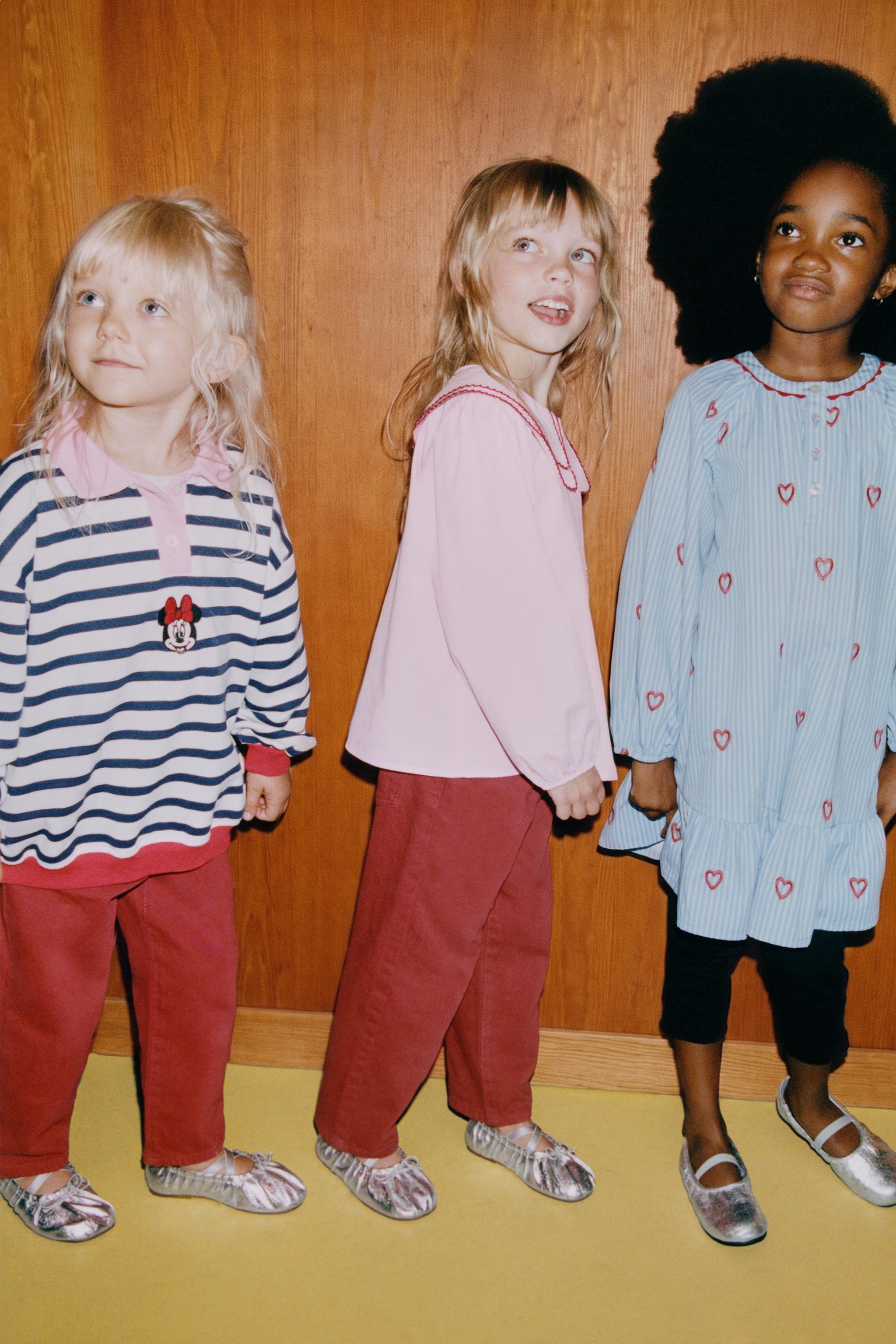 MINNIE MOUSE © DISNEY STRIPED POLO SHIRT